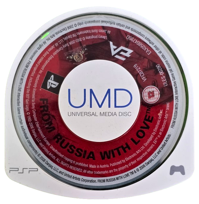 007 From Russia With Love Sony PSP Game Disc Only (Preowned)