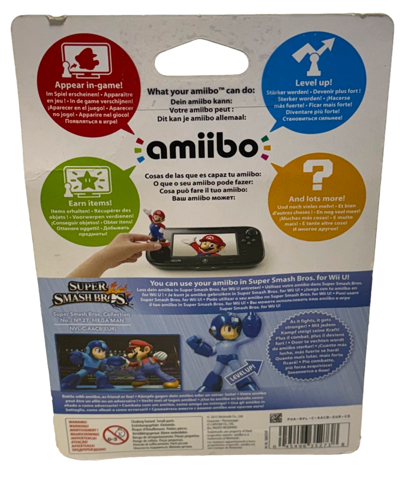 Super Smash Bros Collection N0.27 Mega Man Nintendo Amiibo