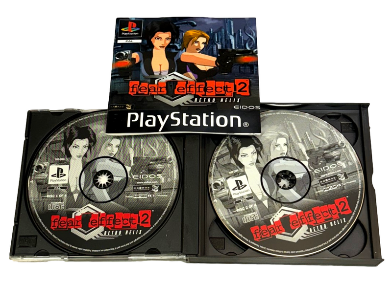 Fear Effect 2 PS1 PS2 PS3 PAL *Complete* (Near Mint) (Preowned)