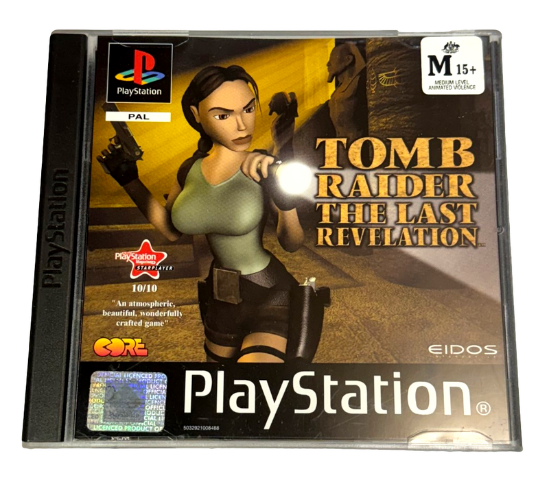 Tomb Raider The Last Revelation PS1 PS2 PS3 PAL *Complete* (Near Mint) (Preowned)