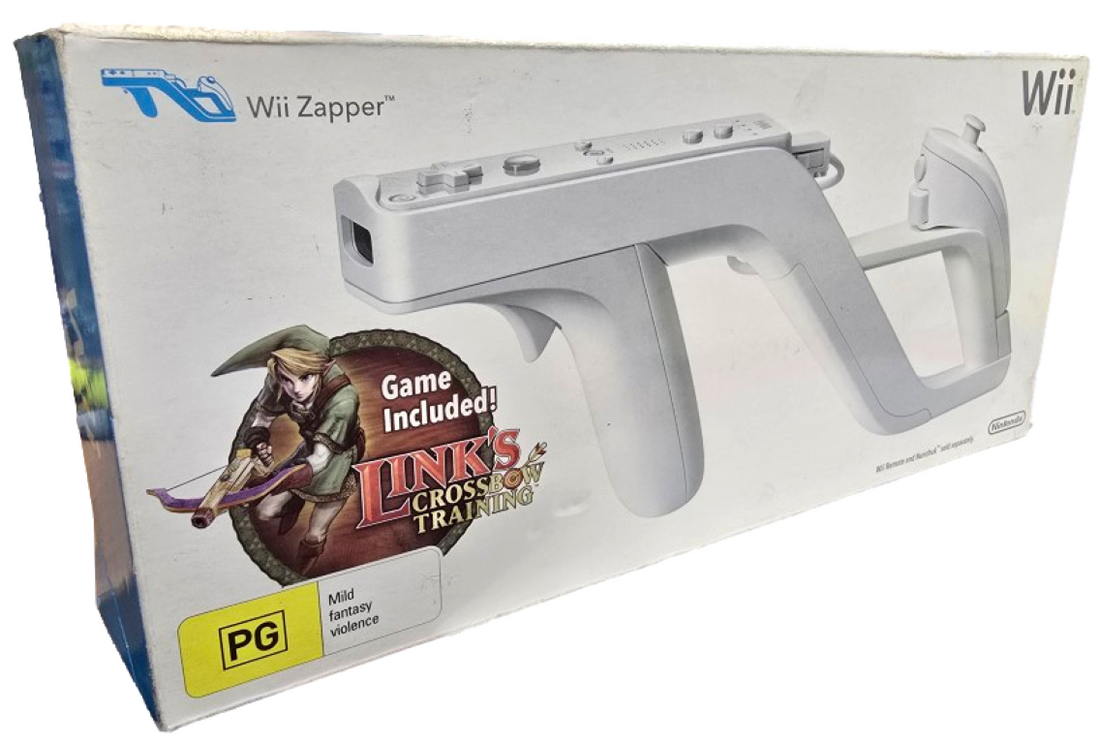 PlayStation &Wiiセット Link's Crossbow Training And Zapper Gun Boxed Nintendo Wii PAL Complet