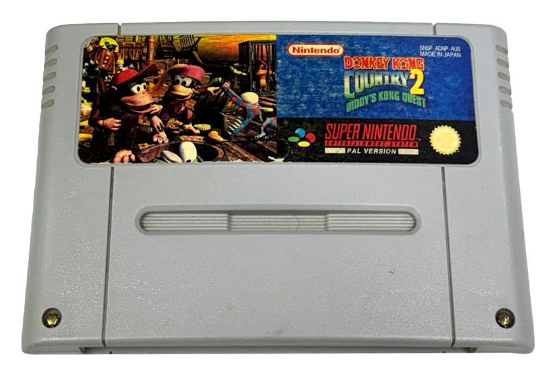 Donkey Kong Country 2 Diddy's Kong Quest Super Nintendo SNES PAL