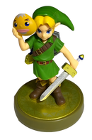 The Legend of Zelda Collection Link Majora's Mask Nintendo Amiibo Loose (Preowned)