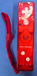 Red Rock Candy Wii Controller Remote Wand Aftermarket + Lanyard1