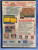 La Russa Baseball 95 Sega Mega Drive *Complete*