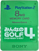 Genuine Sony PS2 Memory Card Everybody's Golf 40