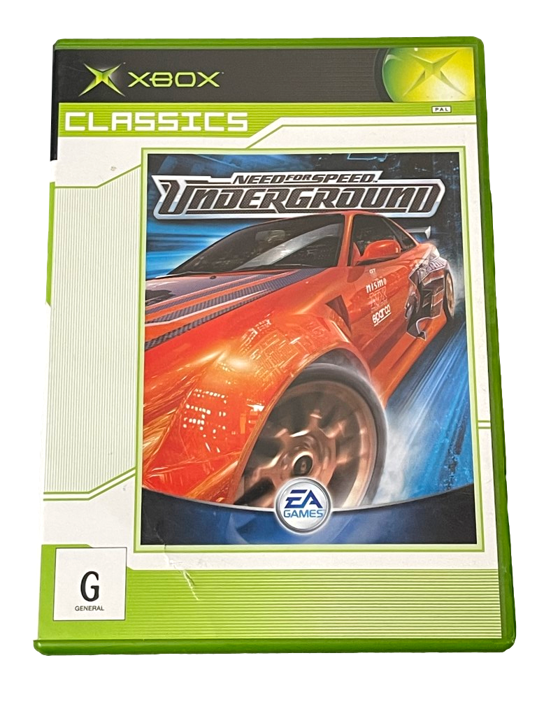 Need for Speed Underground XBOX PAL (Classics) *Complete*0