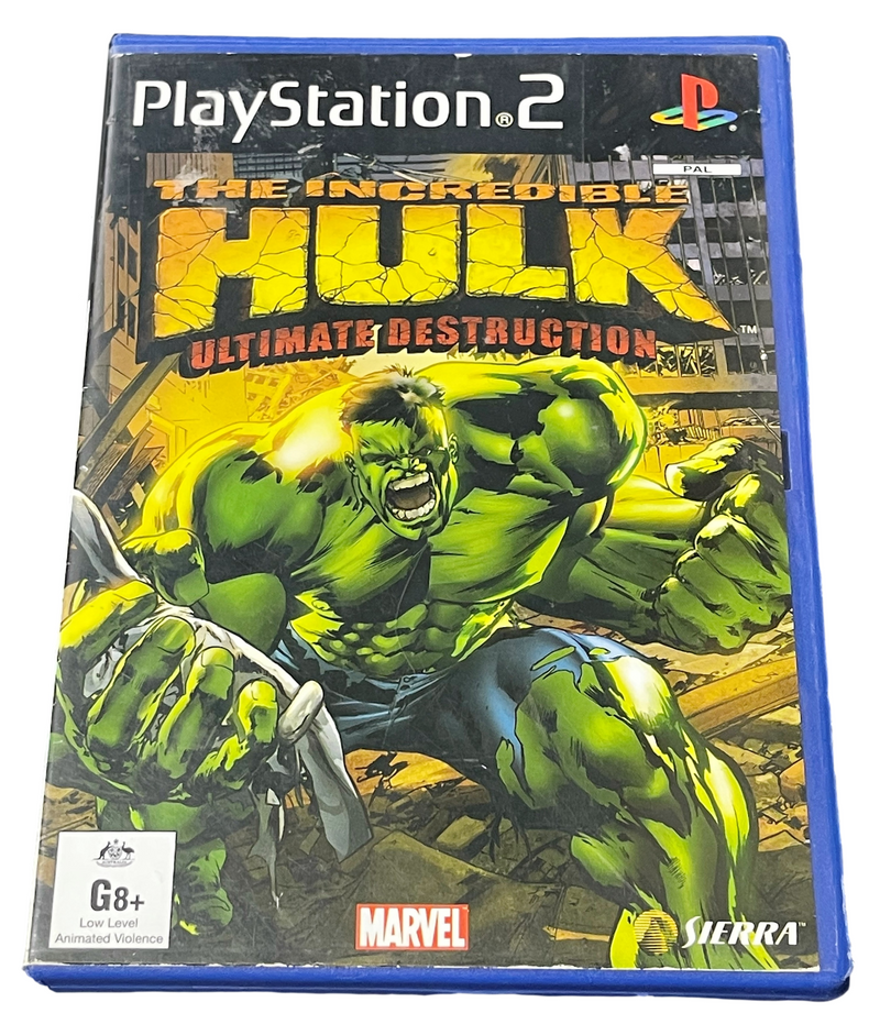 The Incredible Hulk Ultimate Destruction Sony PS2 PAL *No Manual* (Preowned)