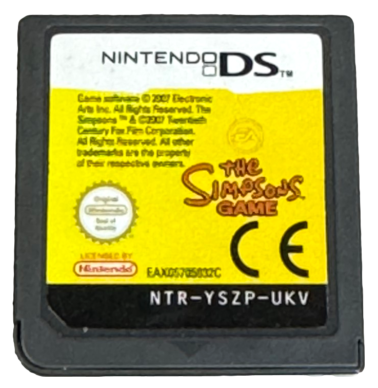 The Simpsons Game Nintendo DS 2DS 3DS Game *Cartridge Only* (Preowned)