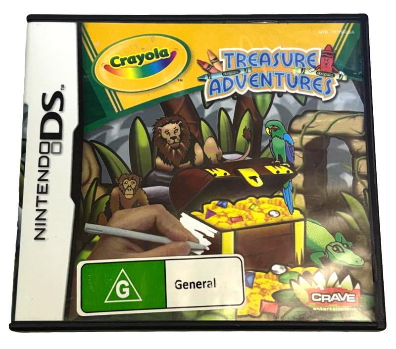 Crayola Treasure Adventures Nintendo DS 2DS 3DS Game *Complete*