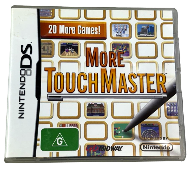 More Touch Master DS 2DS 3DS Game *Complete* (Preowned)