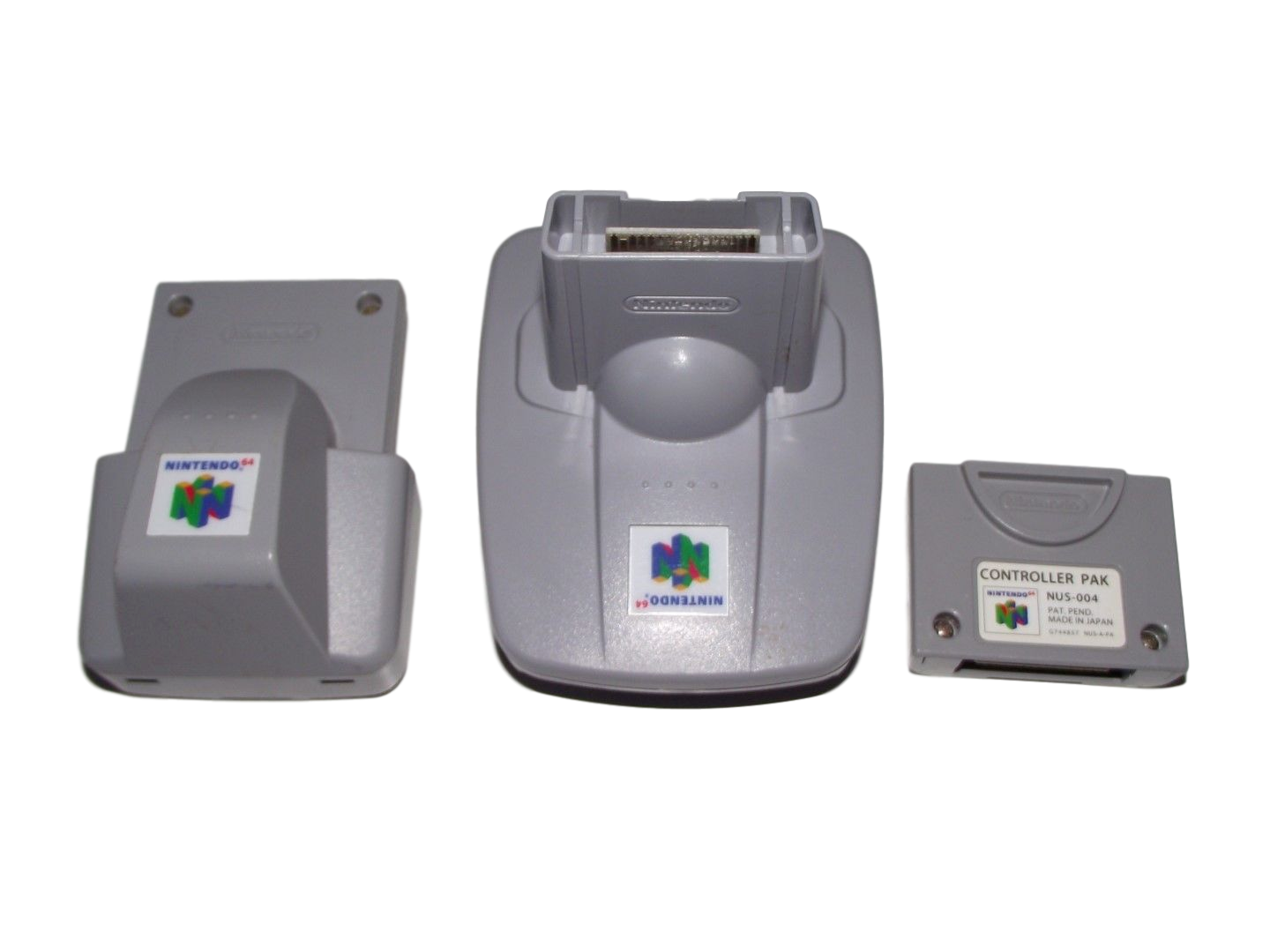 Genuine Nintendo 64 N64 Controller Transfer, Rumble and Memory Pack Ca