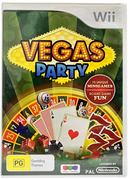 Vegas Party Nintendo Wii PAL *Complete* Wii U Compatible0