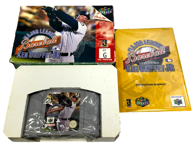 Ken Griffey Jr Baseball Nintendo 64 N64 Boxed PAL *Complete*