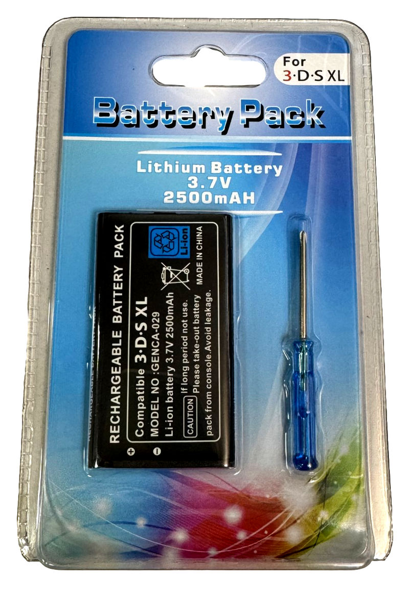 New Rechargeable Battery for Nintendo 3DS XL Consoles