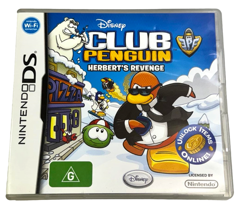 Club Penguin Herbert's Revenge Nintendo DS 2DS 3DS Game *Complete* (Preowned)