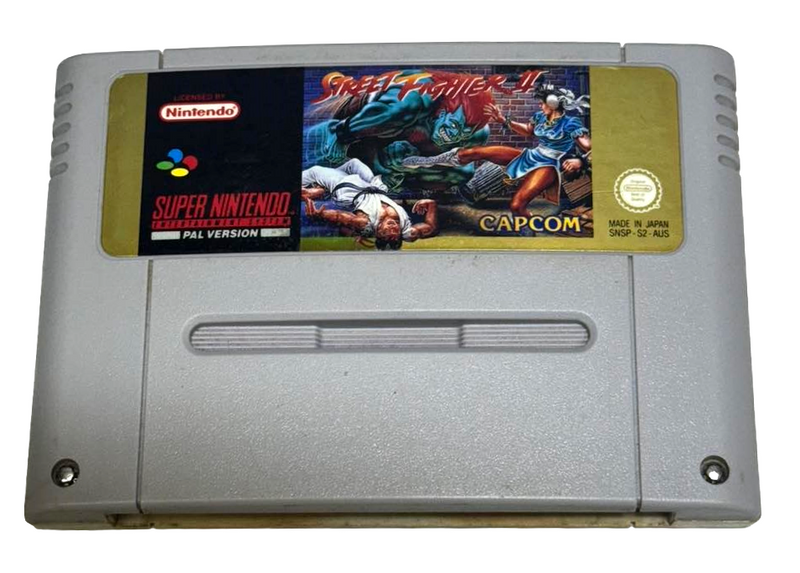 Street Fighter II Super Nintendo SNES PAL