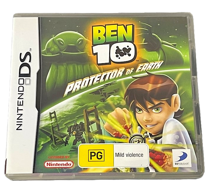 Ben 10 Protector of Earth DS 2DS 3DS Game *Complete* (Preowned)