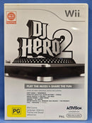 Silver DJ Hero Wireless Turntable For Nintendo Wii + DJ Hero 22