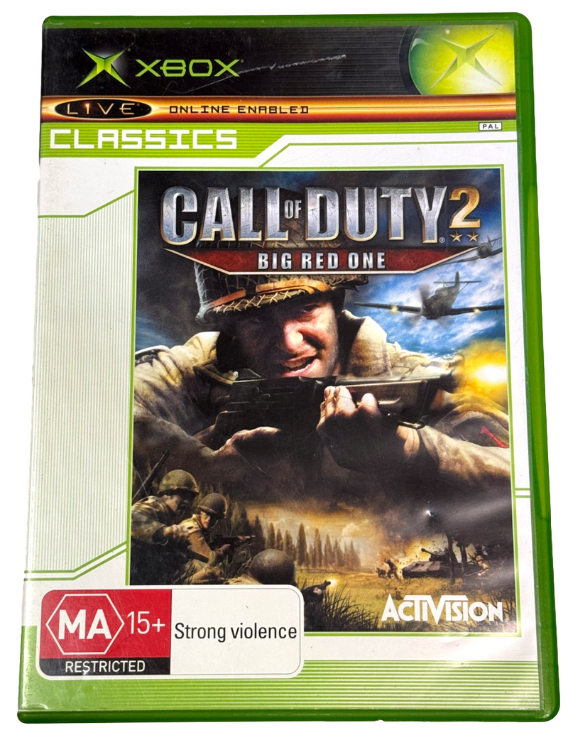 Call of Duty 2 Big Red One Xbox Original PAL (Classics) *Complete*