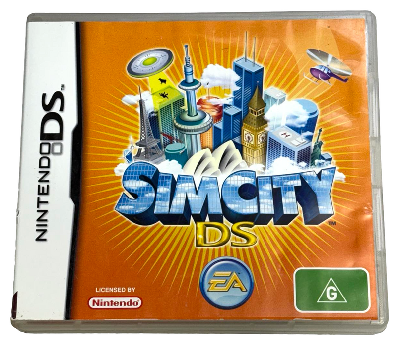 Sim City DS Nintendo DS 2DS 3DS Game *Complete (Preowned)