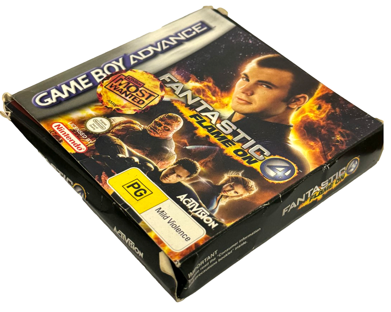 Fantastic 4 Flame On Nintendo Gameboy Advance GBA *Complete* Boxed (Preowned)