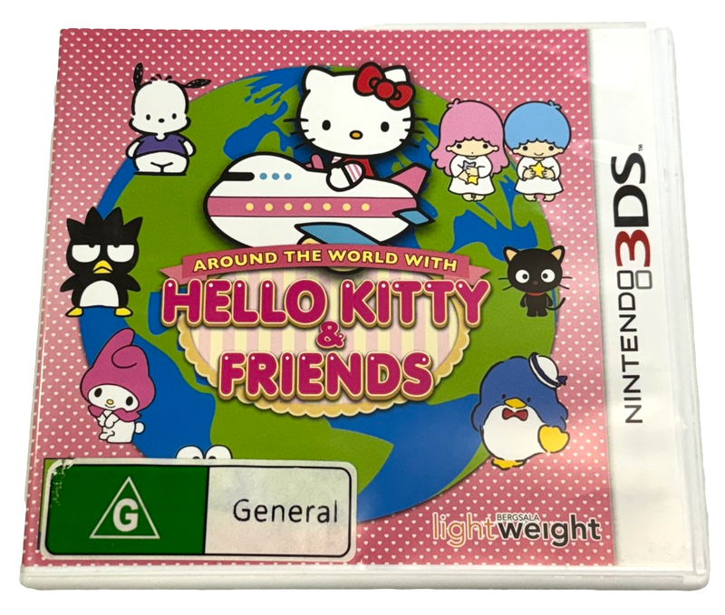 Around the World with Hello Kitty and Friends Nintendo 3DS 2DS Game (Preowned)