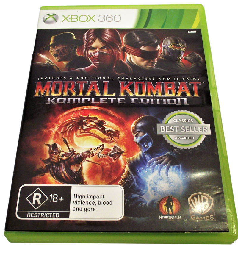 Mortal Kombat Komplete Edition XBOX 360 PAL (Preowned)