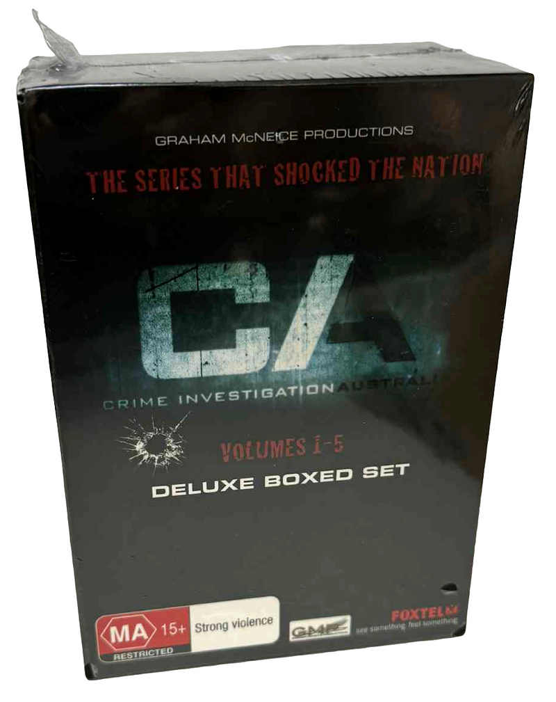 CIA Crime Investigation Australia DVD Volume 1-5 box set New and Sealed Region 40