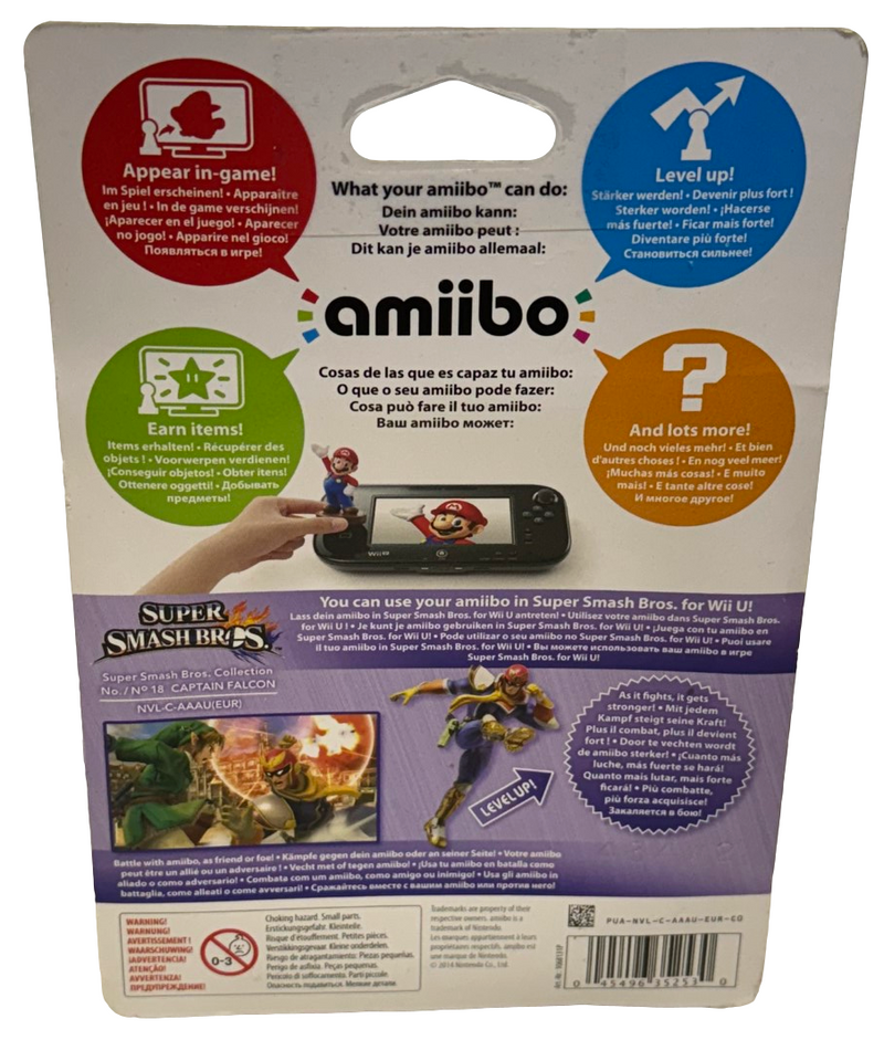 Super Smash Bros Collection N0.18 Captain Falcon Nintendo Amiibo