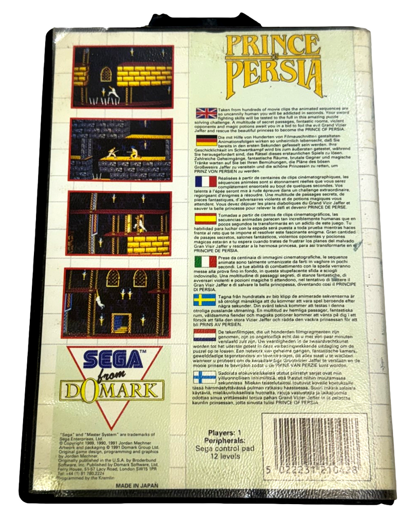 Prince of Persia Sega Master System *No Manual* (Preowned)