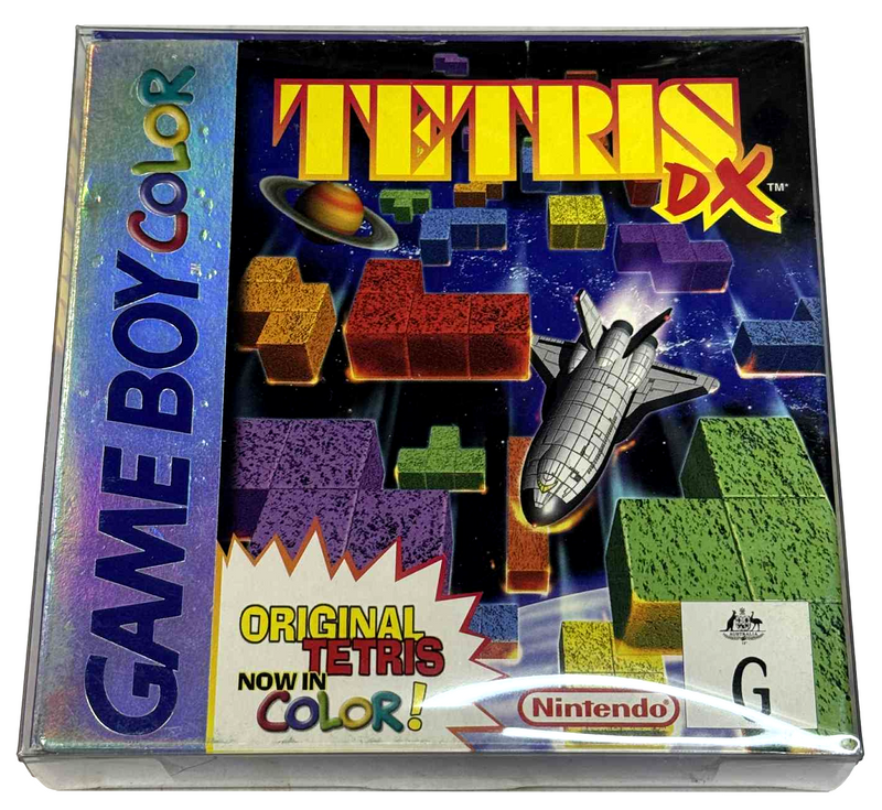 Boxed Tetris DX Nintendo Gameboy Color -  New Save Battery1