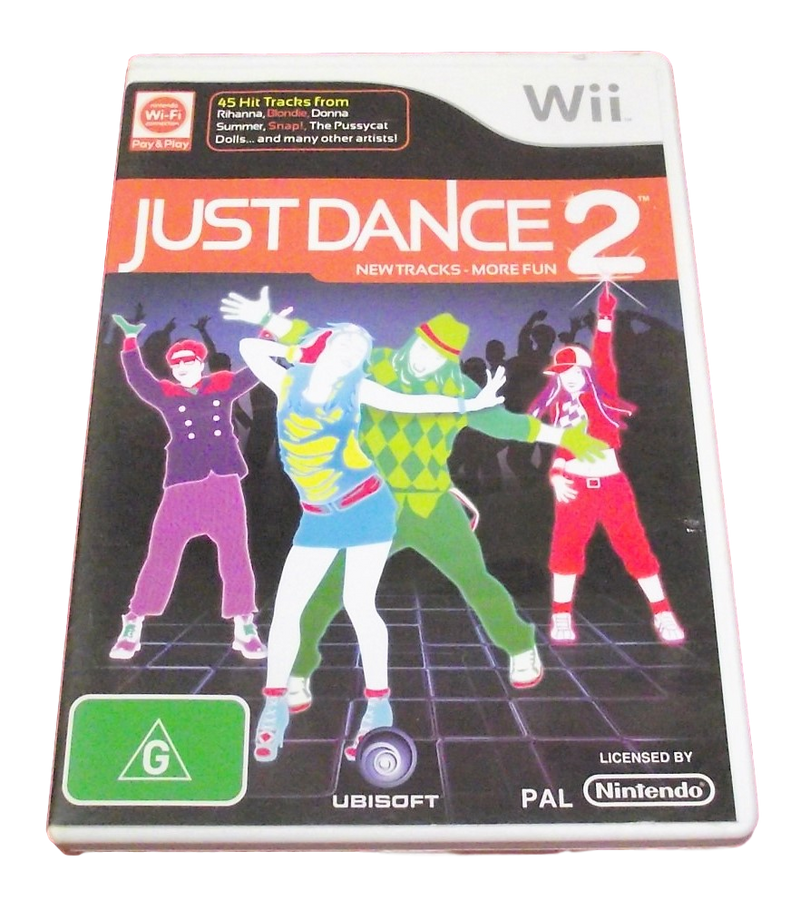 Just Dance 2 Nintendo Wii PAL *No Manual* Wii U Compatible