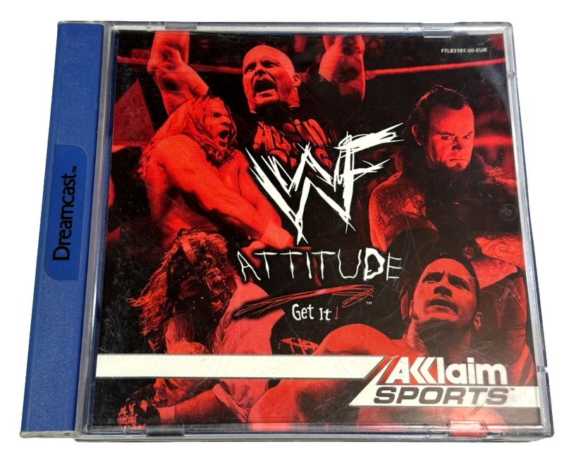 WWF Attitude Get It Sega Dreamcast PAL *Complete* (Preowned)