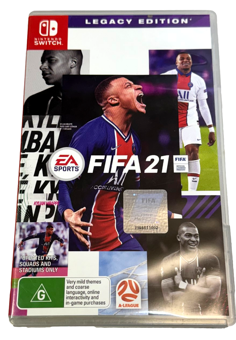 FIFA 21 Nintendo Switch (Preowned)