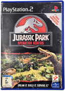 Jurassic Park Operation Genesis PS2 PAL *No Manual* Torn Back Cover0