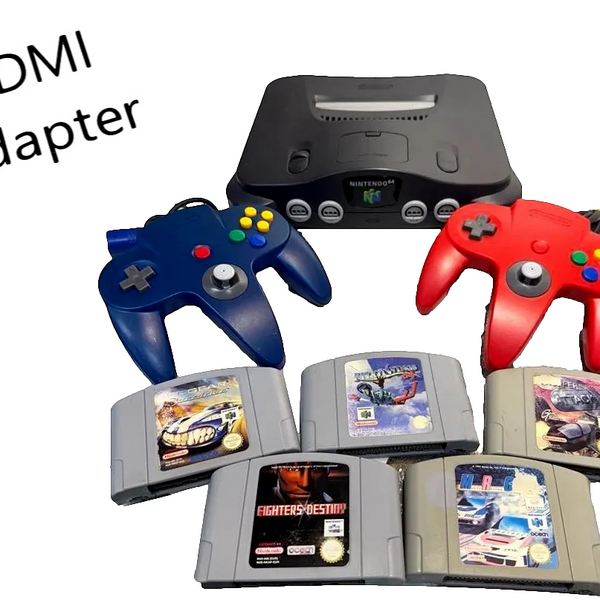 Controller Nintendo 64 97 Charcoal Black Nintendo 64 Console And