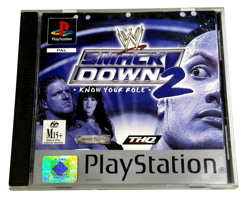 Smackdown 2 Know Your Role PS1 PS2 PS3 PAL (Platinum) *Complete* (Preowned)
