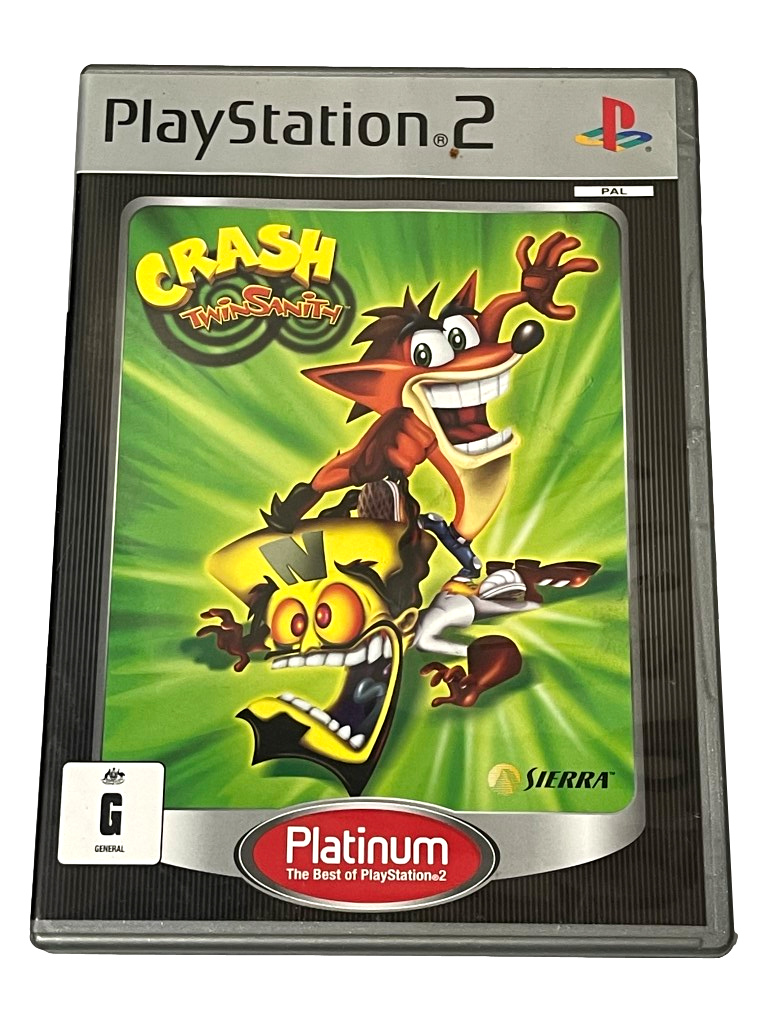 Crash Twinsanity PS2 (Platinum) PAL "Crash Bandicoot" *Complete*