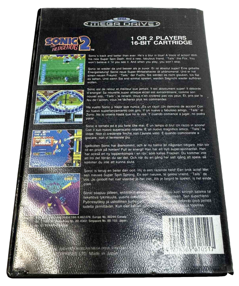 Sonic The Hedgehog 2 Sega Mega Drive *Complete*3