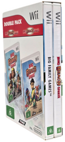 Wii Double Pack Big Beach Sports + Big Family Games Nintendo Wii PAL *Complete*3