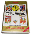 Total Funpak 4 in 1 Nintendo HES NES Boxed PAL *Complete* Piggy Back
