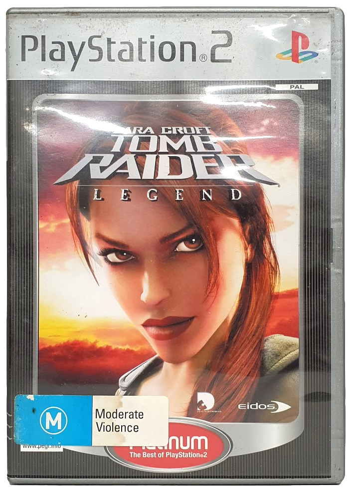 Lara Croft Tomb Raider Legend PS2 PAL *Complete* Platinum (Preowned)