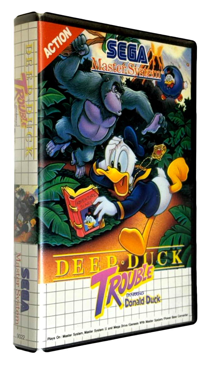 Deep Duck Trouble Starring Donald Duck Sega Master System *Complete*