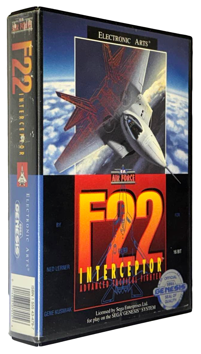 Air Force F22 Interceptor Sega Mega Drive PAL *No Manual* (Preowned)