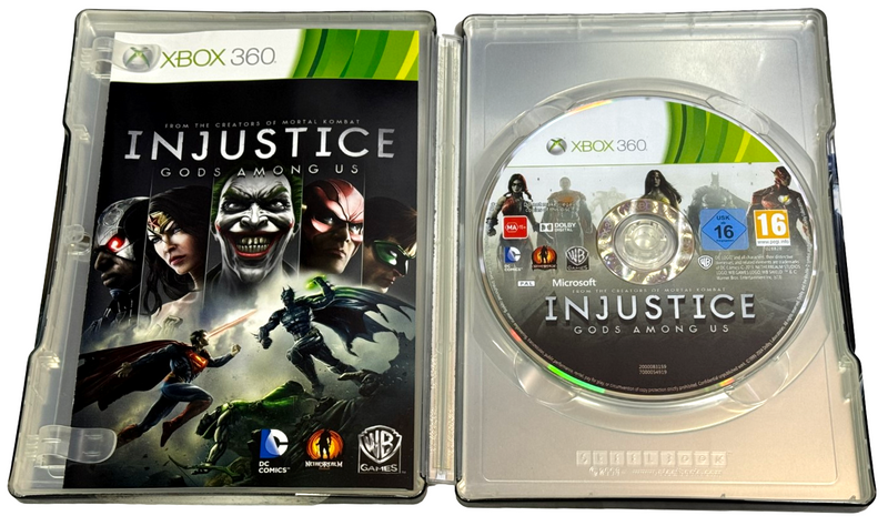 Injustice Gods Among Us Collector's Edition XBOX 360 PAL Steelbook (Preowned)