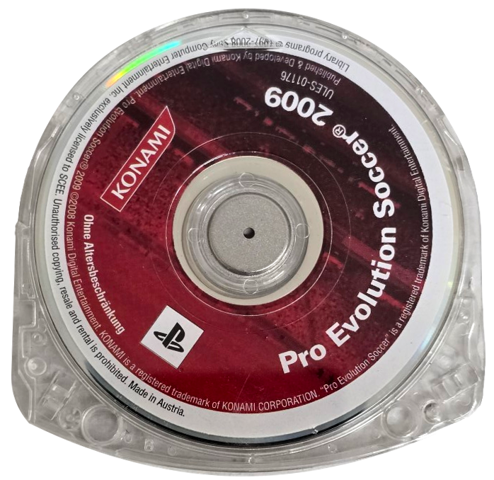 Pro Evolution Soccer 2009 Sony PSP Game Disc Only