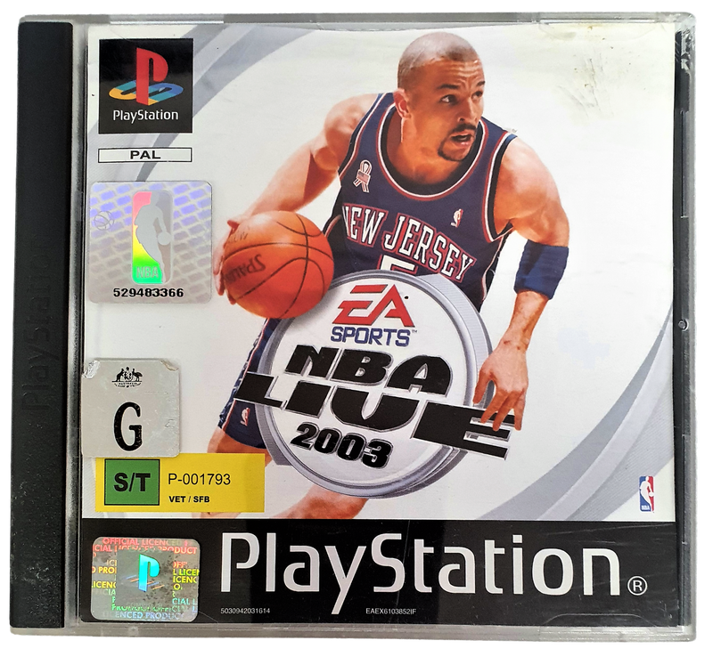 NBA Live 2003 PS1 PS2 PS3 PAL *Complete* (Pre-Owned)