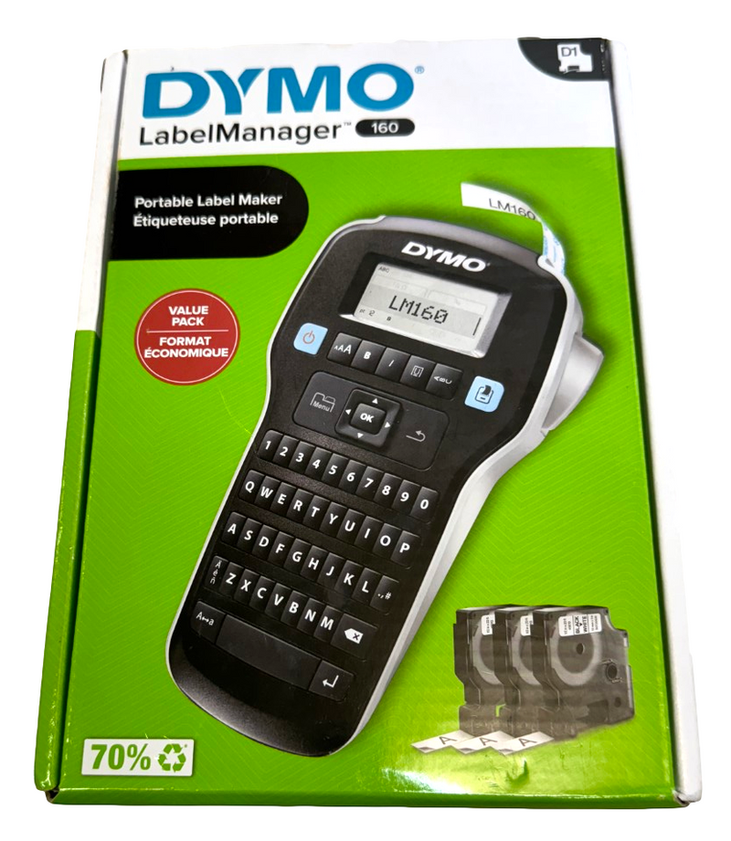 Dymo LabelManager 160P LM160 Value Pack