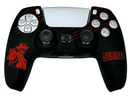Silicone Cover For PS5 Controller Case Skin  Black Red Dead Redemption II0